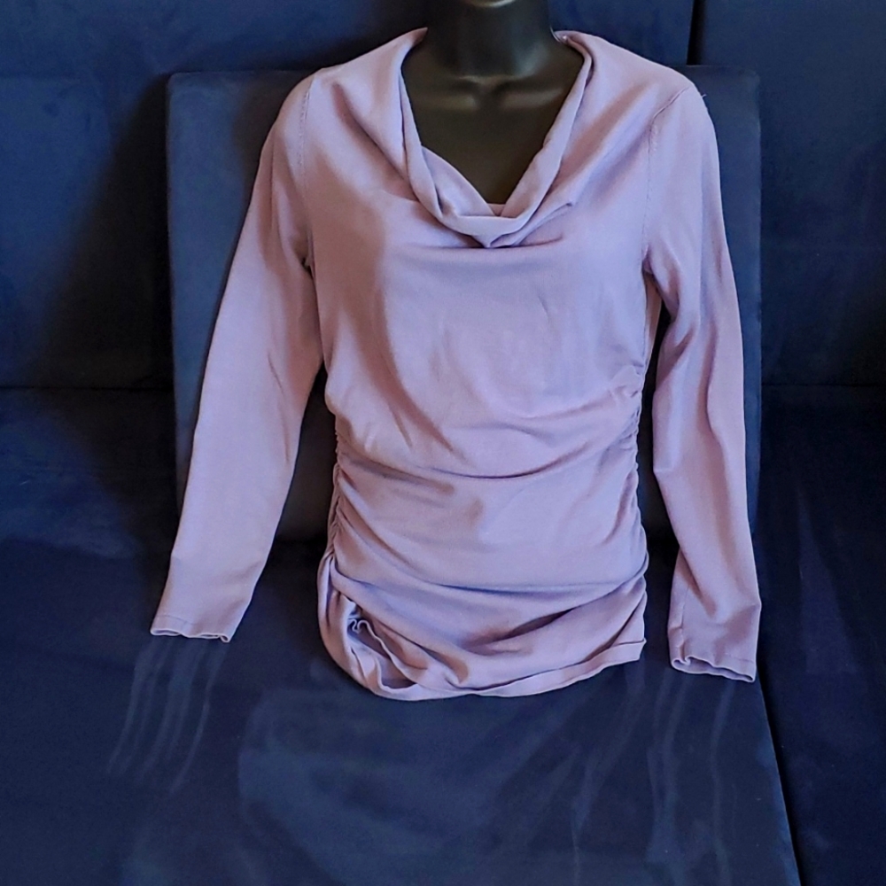 Cowl neck light weight sweater [T02]